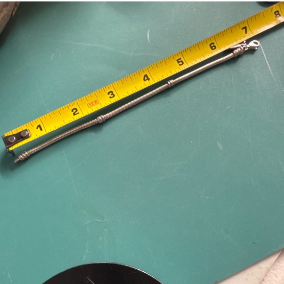 Pandora Sterling Silver Snake Chain Charm Bracelet Clasp Lobster - Picture 5 of 5